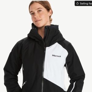 Marmot Women’s JM Pro - Jacket NWT Size: XL Color: Black/White
